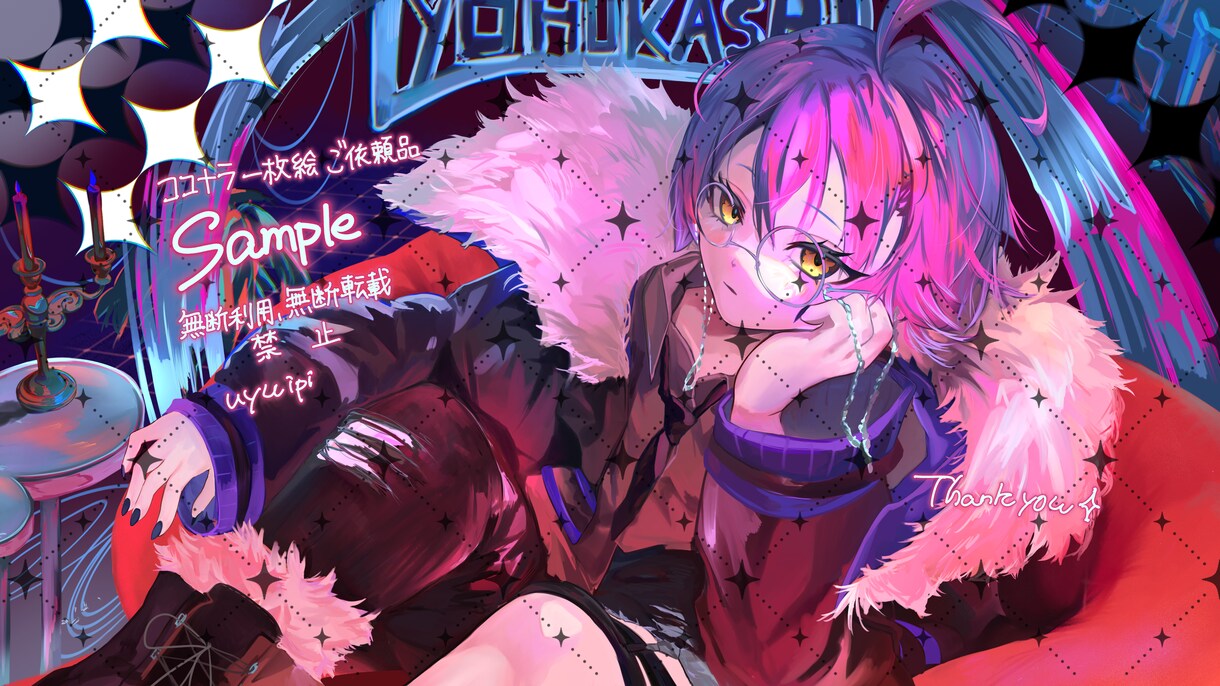商用込み！アイコンから一枚絵イラストまで描きます 華やかな色と美しいお顔でキャラをアピールします イメージ3