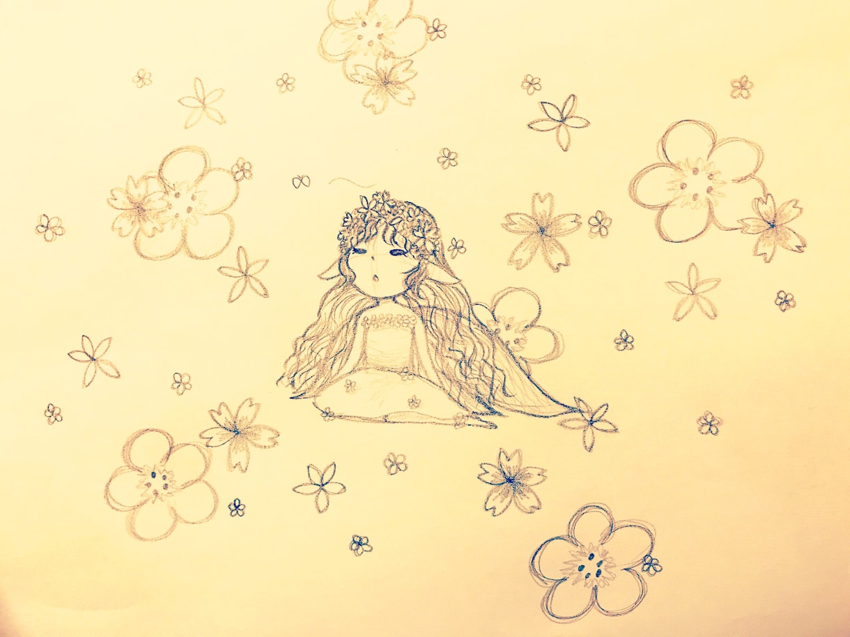 テーマや想像に合わせてイラスト、柄絵を描きます アイコン、ヘッダー、ポストカードなど(アナログ絵) イメージ2