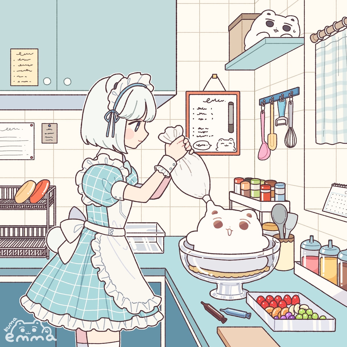 ゆるふわポップなイラストお描きします アイコン、立ち絵、一枚絵、動画・配信用等 イメージ6
