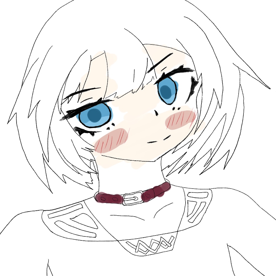バストアップイラストを描きます ラフ風のイラストが欲しいあなたに イメージ2
