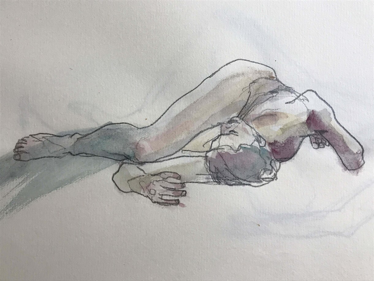 写真からクロッキー画を描きます 線の少ないシンプルな鉛筆画です。有料で水彩も！ イメージ2
