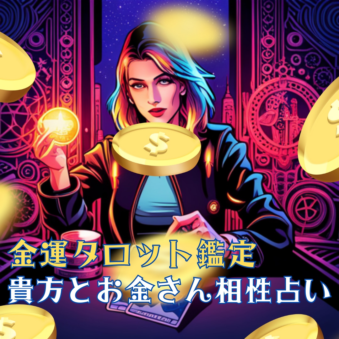 金運鑑定！ これから先の金運ガッツリ占います 大好きなお金さんとの相性、知りたくないですか？ イメージ1