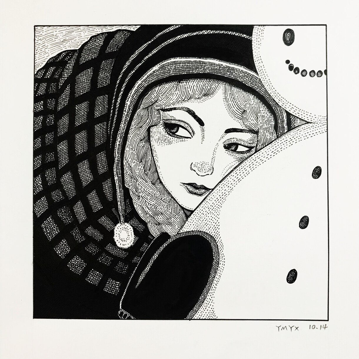繊細なモノクロイラストを描きます 精緻系や白黒系がお好きな方向け。 イメージ4