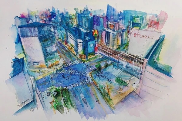 水彩画でイラストを描きます 忘れられない風景、大切な人へのプレゼントに水彩画を。 イメージ3