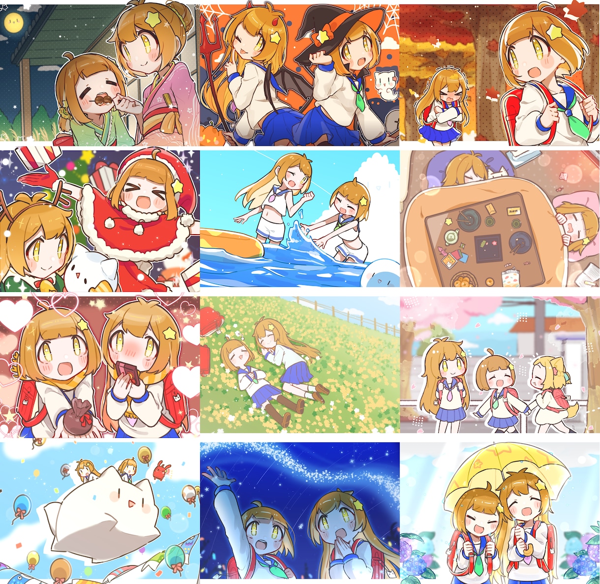 背景込みの一枚絵製作致します 特徴的なデザインが欲しい方向け イメージ6