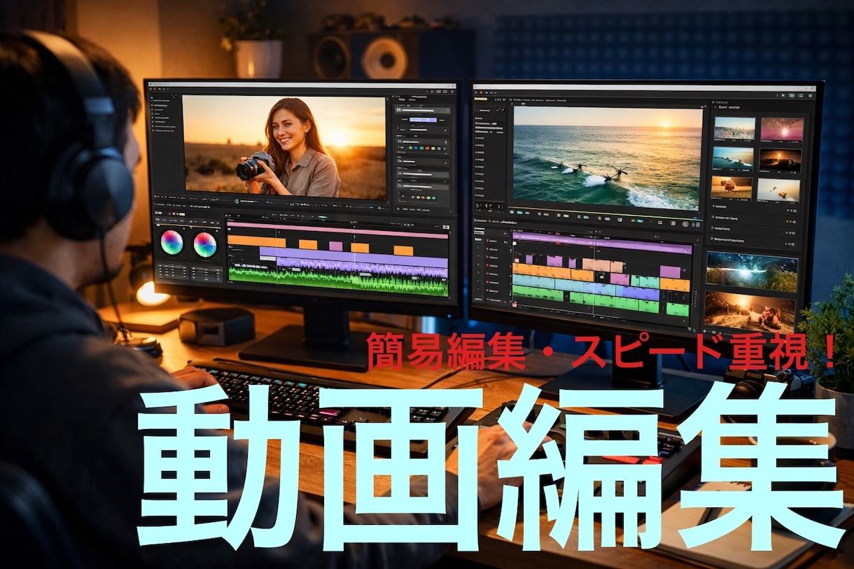 SNSの動画編集承ります 簡易編集・スピード重視をお求めの方はぜひご依頼ください！ イメージ1