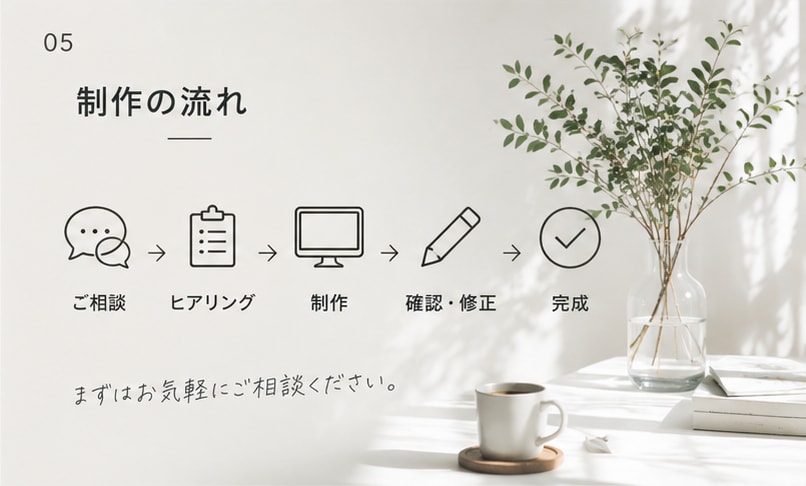 個人・小規模事業向けのホームページを制作します 低価格でも、ちゃんと伝わるHPを。 イメージ5