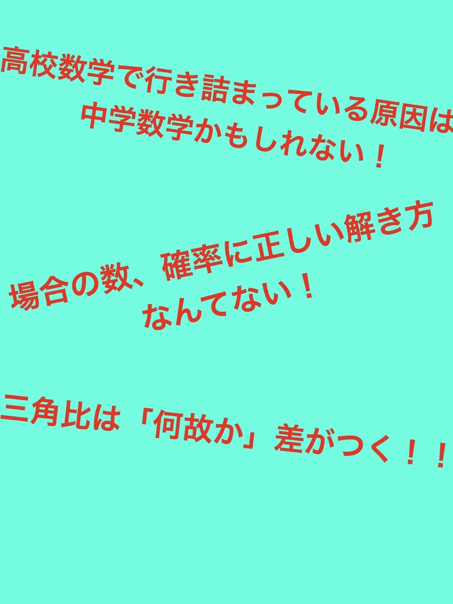現役国立大学数学科生が数学の勉強を手伝います 【高校生向け】最初から最後まであなた専用の手厚いサポート！ イメージ1