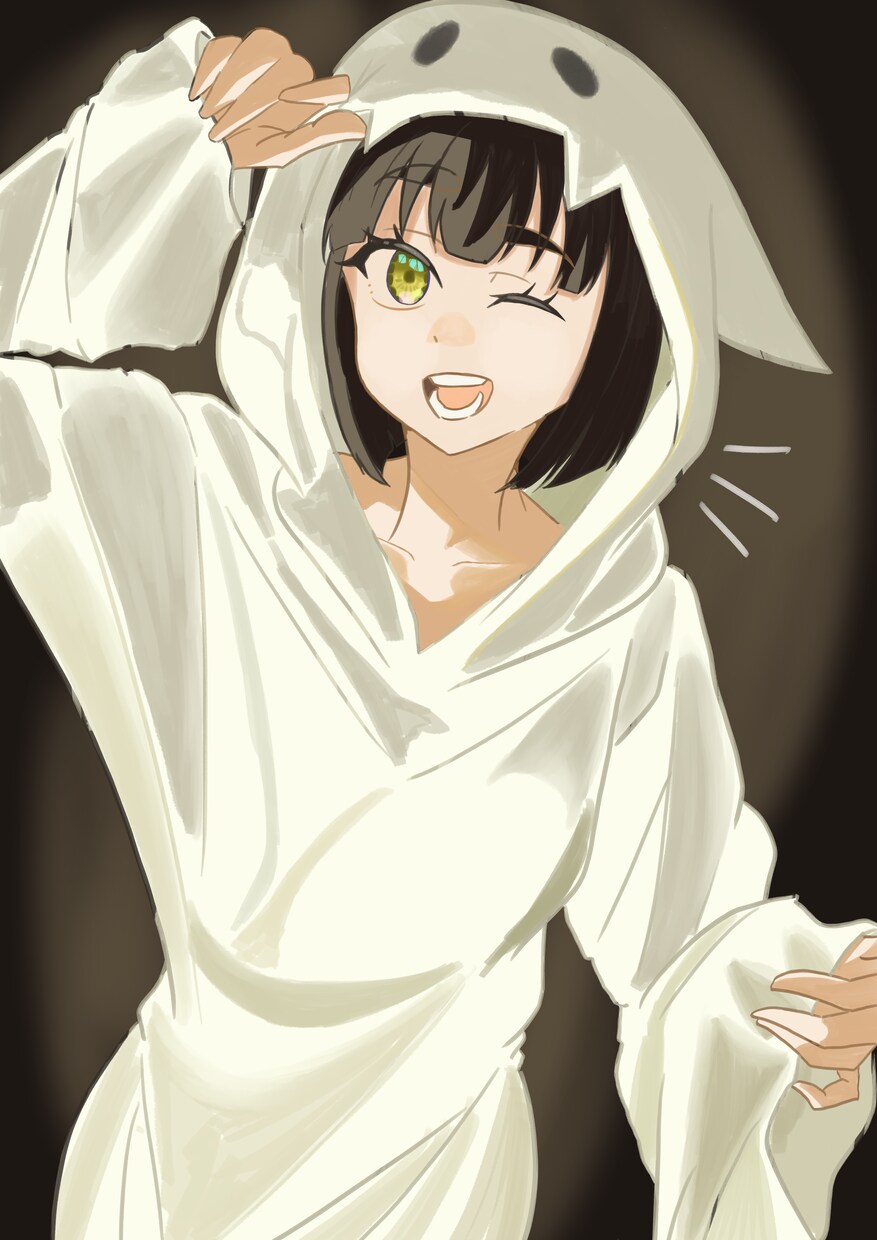 可愛い・綺麗系の厚塗りタッチイラスト制作いたします 瞳がきゅるきゅるな女の子を描くことが得意！ イメージ3