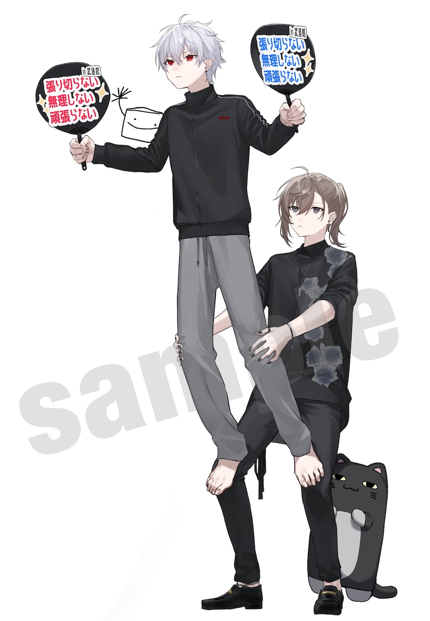 等身の立ち絵イラスト描きます メインビジュアルから等身大パネル、TRPGの立ち絵など イメージ2