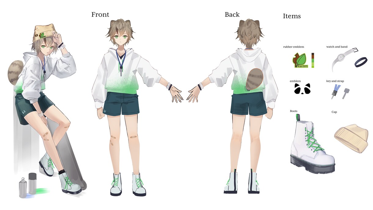 キャラクターデザイン承ります 小説や動画用モデルのキャラクタービジュアル作成など イメージ3