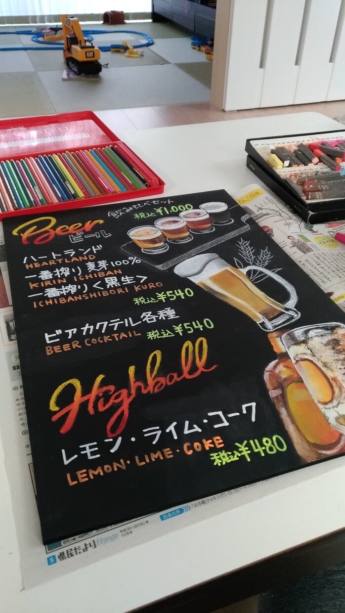 チョークアートの原稿制作を致します まだまだ広まっていないので今ならかなり目を引きます！ イメージ5