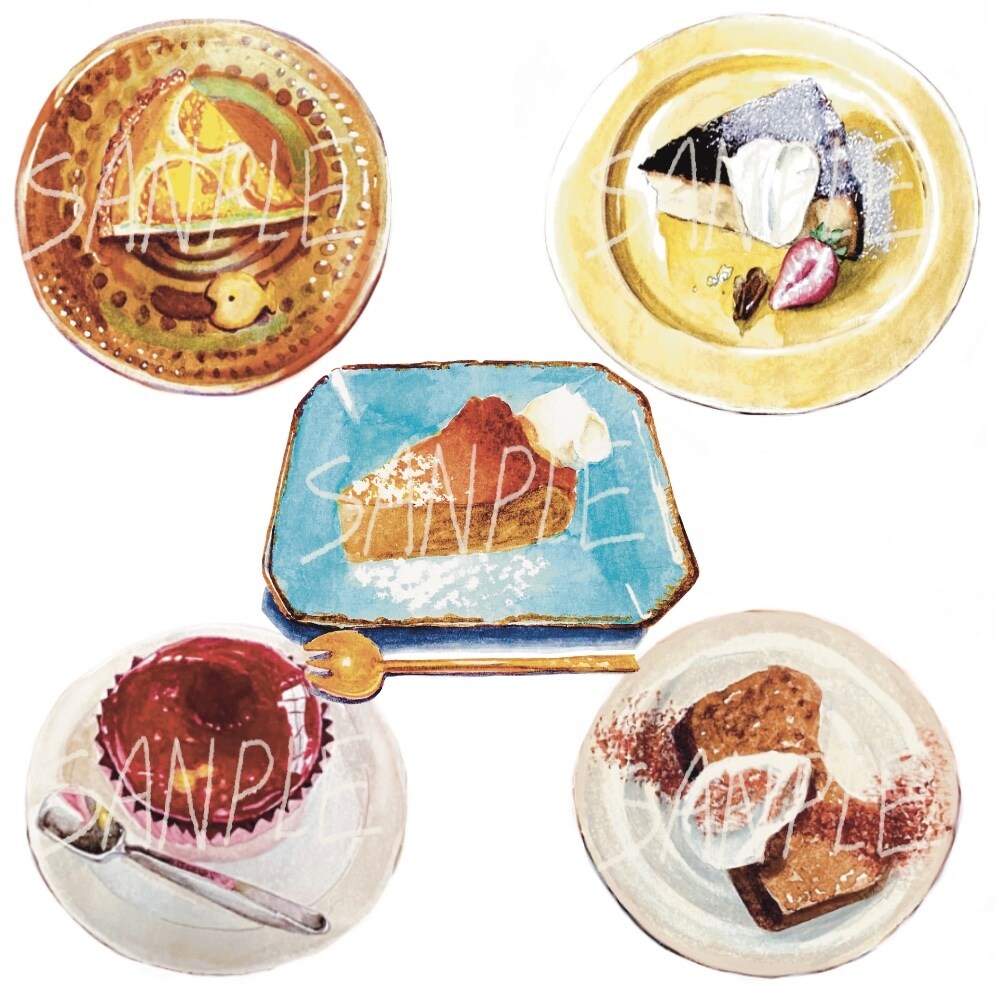 美味しそうなフードイラストをアナログ水彩で描きます 美味しそうなフードイラストを水彩で！低価格でお受け致します！ イメージ1