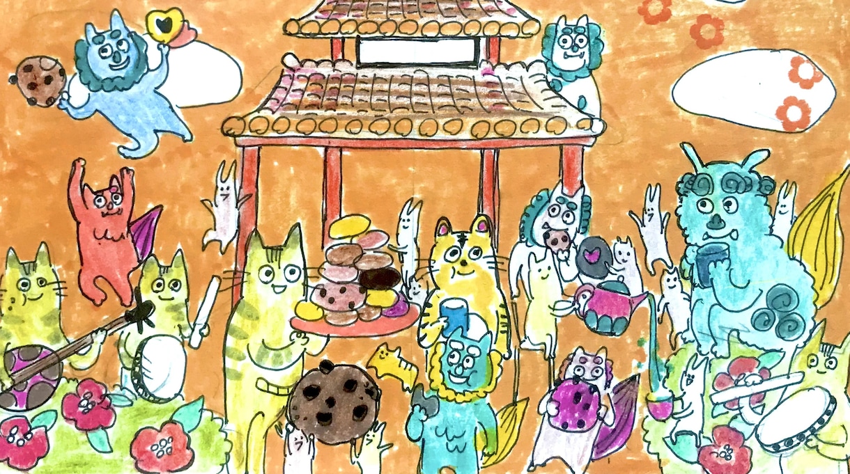 可愛い×鮮やか☆ポップな一枚絵を制作します 商用可／修正対応充実！販売・宣伝に使えるあなただけのイラスト イメージ1