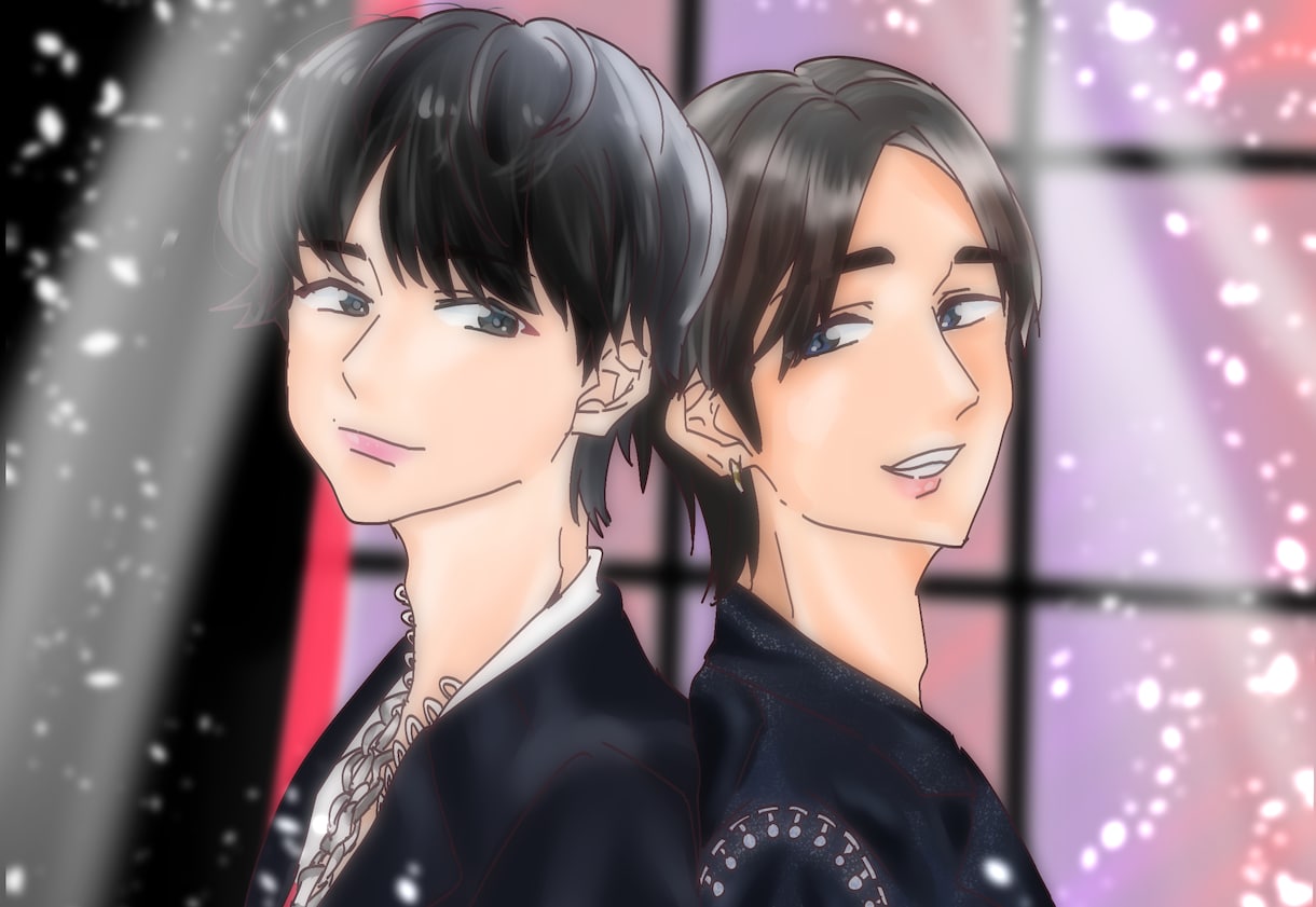SNS・動画に使える！雰囲気重視のイラスト描きます シンプル背景でキャラを魅せる1枚を制作します イメージ5