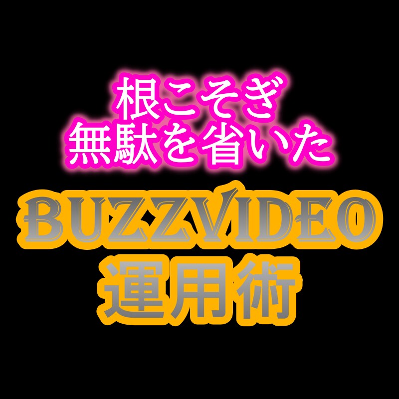 これしかやるな！あとは不要のバズビデオ教えます バズビデオ情報過多の皆様、これだけ守れば高単価アカになれます イメージ1