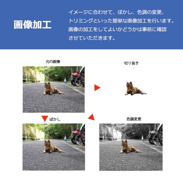 イメージに合わせたポスターをデザインします 簡単な画像加工やイラストの描画も行います イメージ4