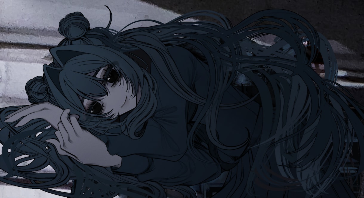 パキッとした絵柄で映像／イラスト制作します 「世界観」を重視するボカロP様／歌い手様／活動者様方へ イメージ2