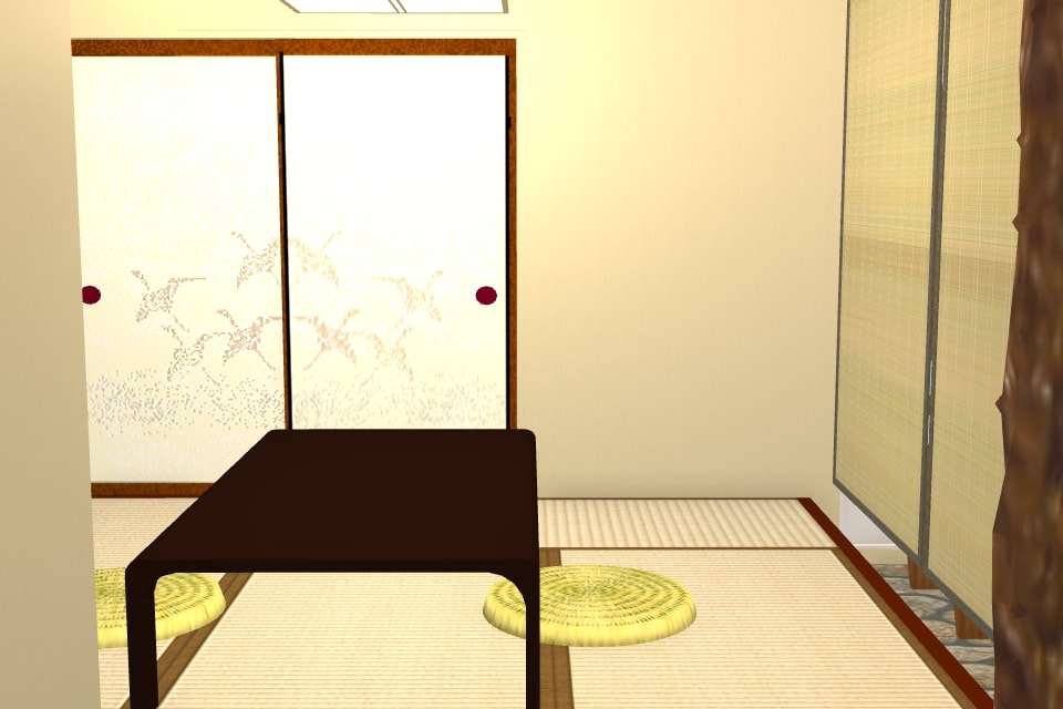漫画の背景用パース図(4枚)作成します 描きづらい部屋の背景作成いたします！ イメージ5