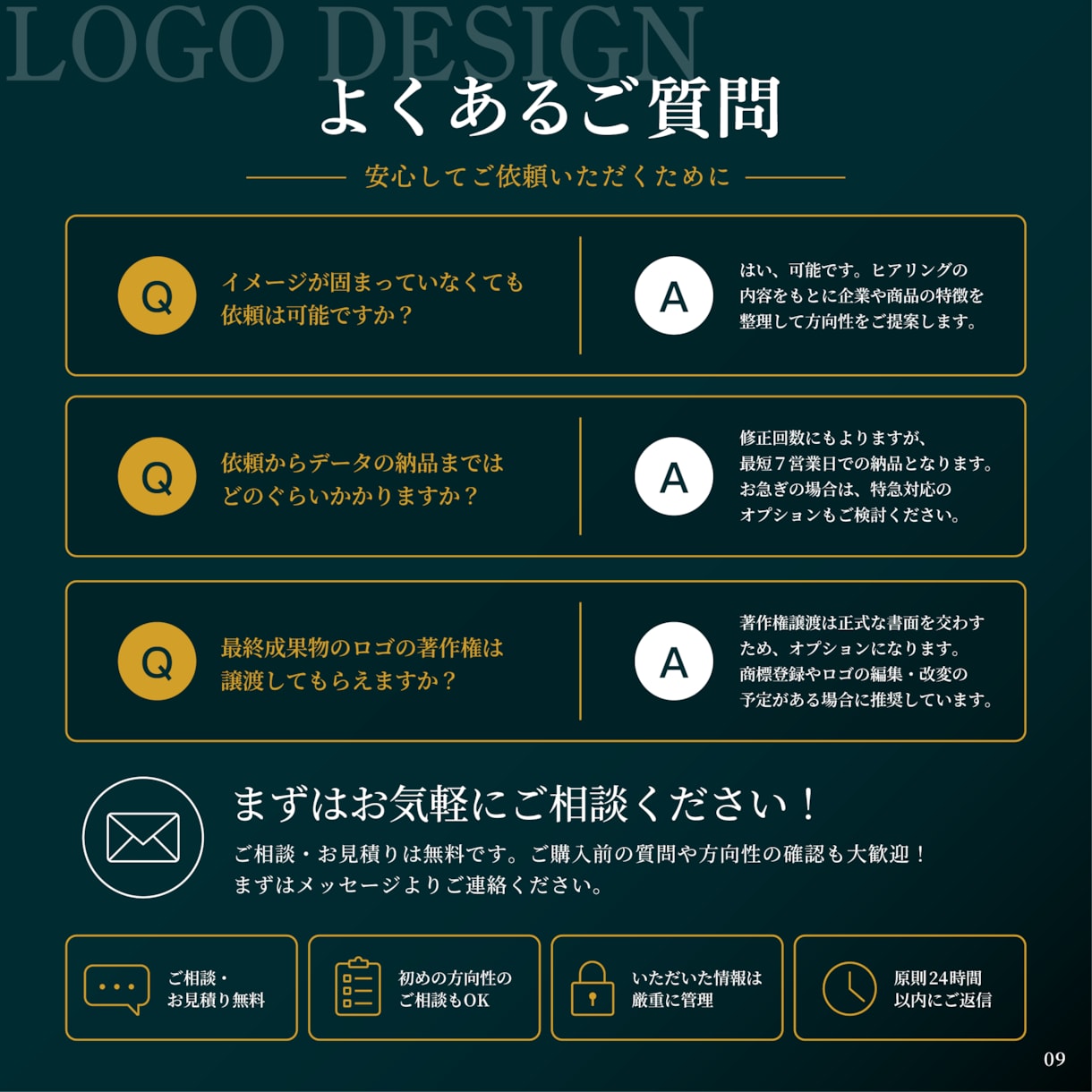 ブランド独自の世界観を創出し、ロゴを設計します ブランドの「らしさ」を言語化・視覚化する唯一無二のロゴ設計 イメージ10