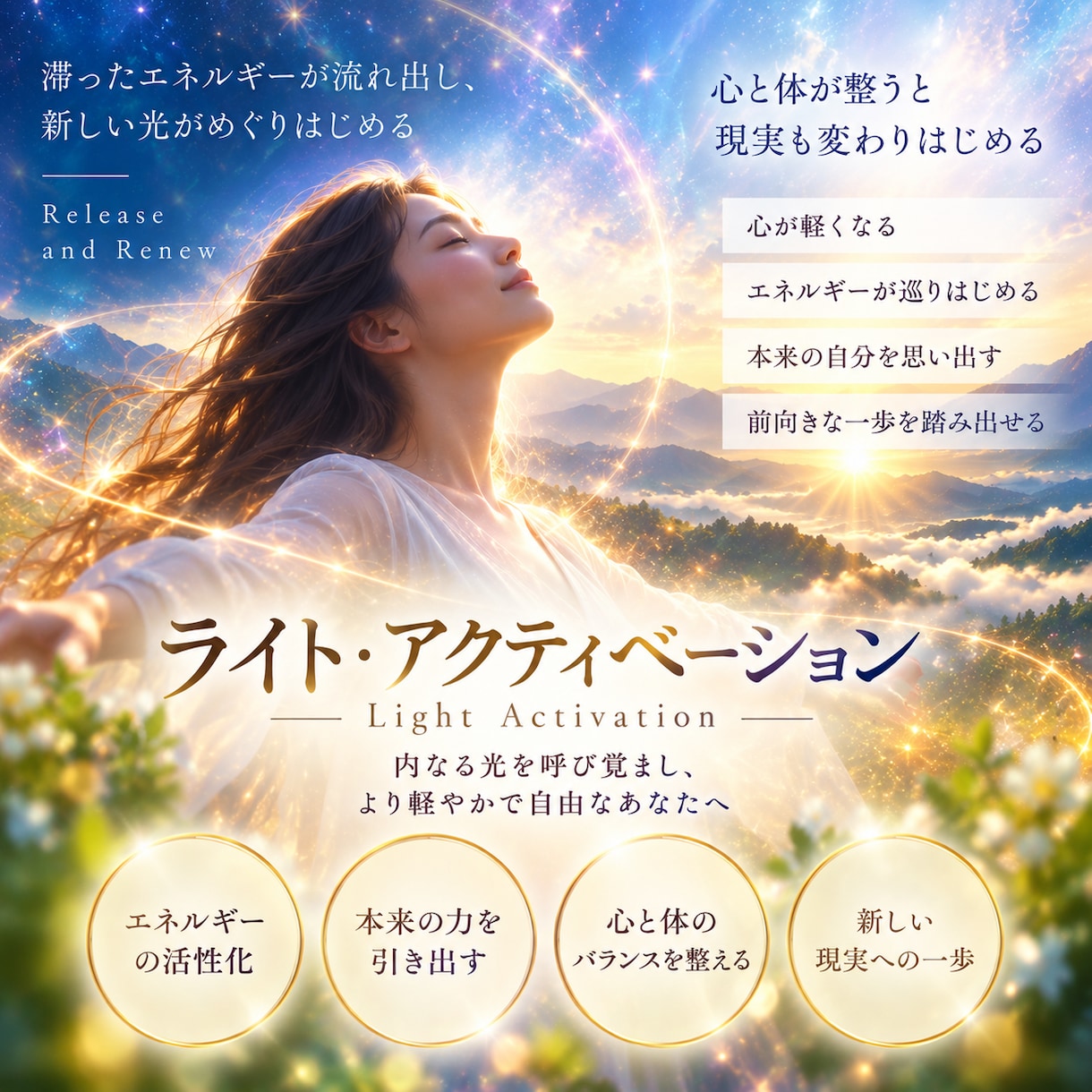 あなたのエネルギーを活性化します 今の状態を読み取り必要な箇所へ働きかけます イメージ2