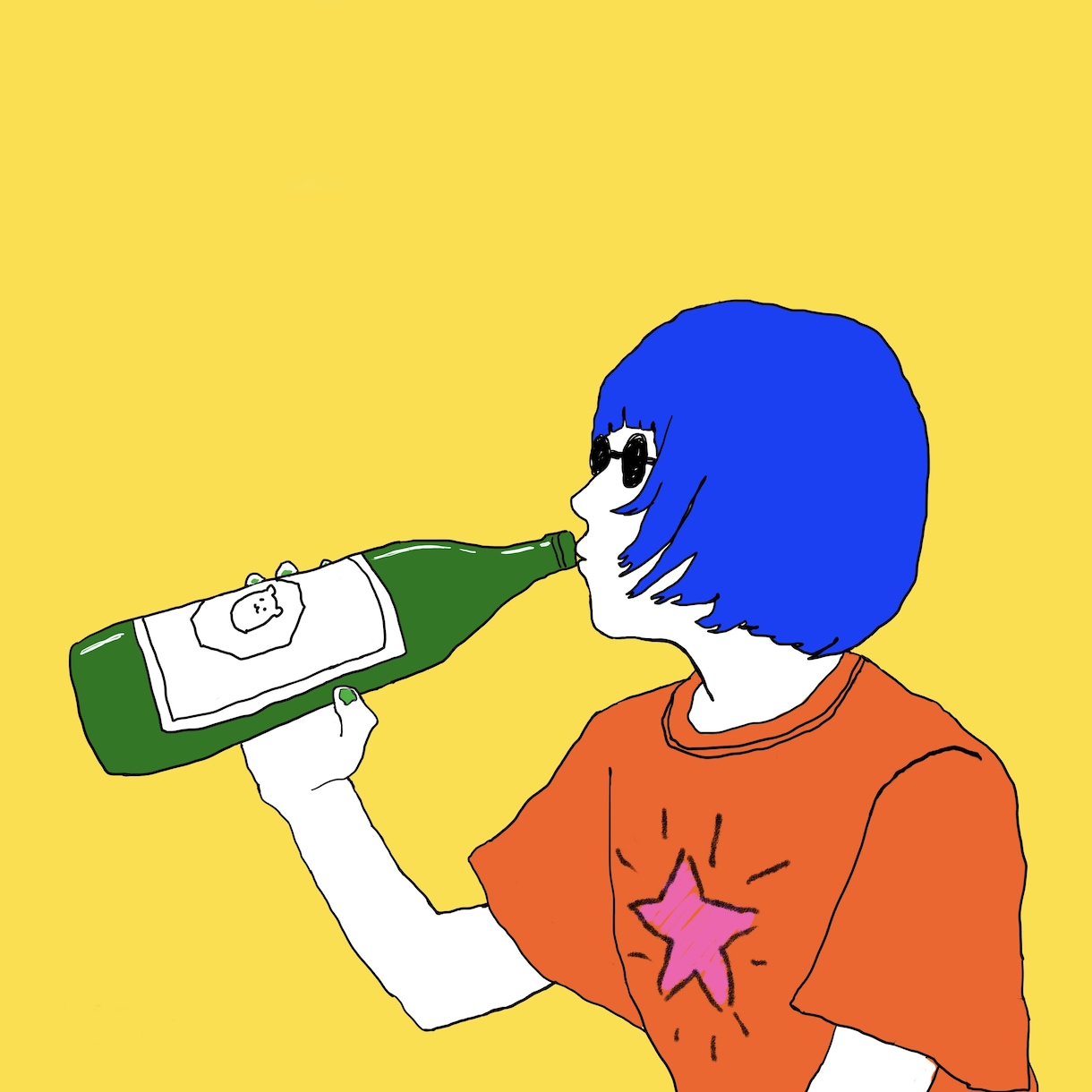 サブカルチックなイラスト描きます CDジャケット、フライヤーなどなんでも承ります。 イメージ2