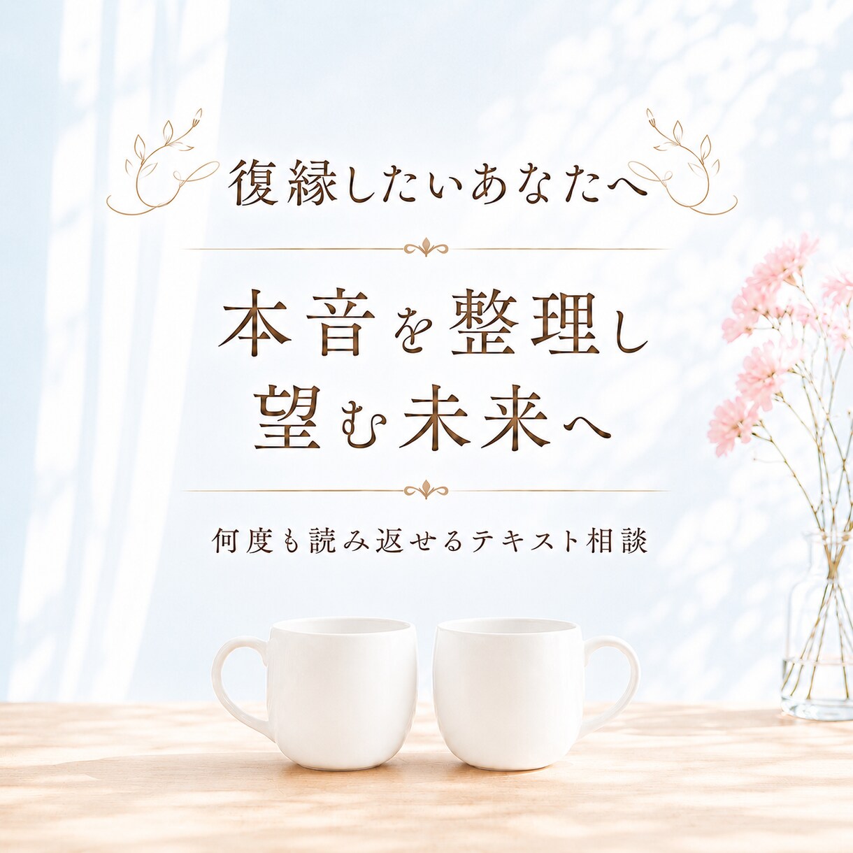 復縁したいあなたへ　幸せな復縁を目指します 別れる前よりもっと幸せな関係性を構築するために イメージ1