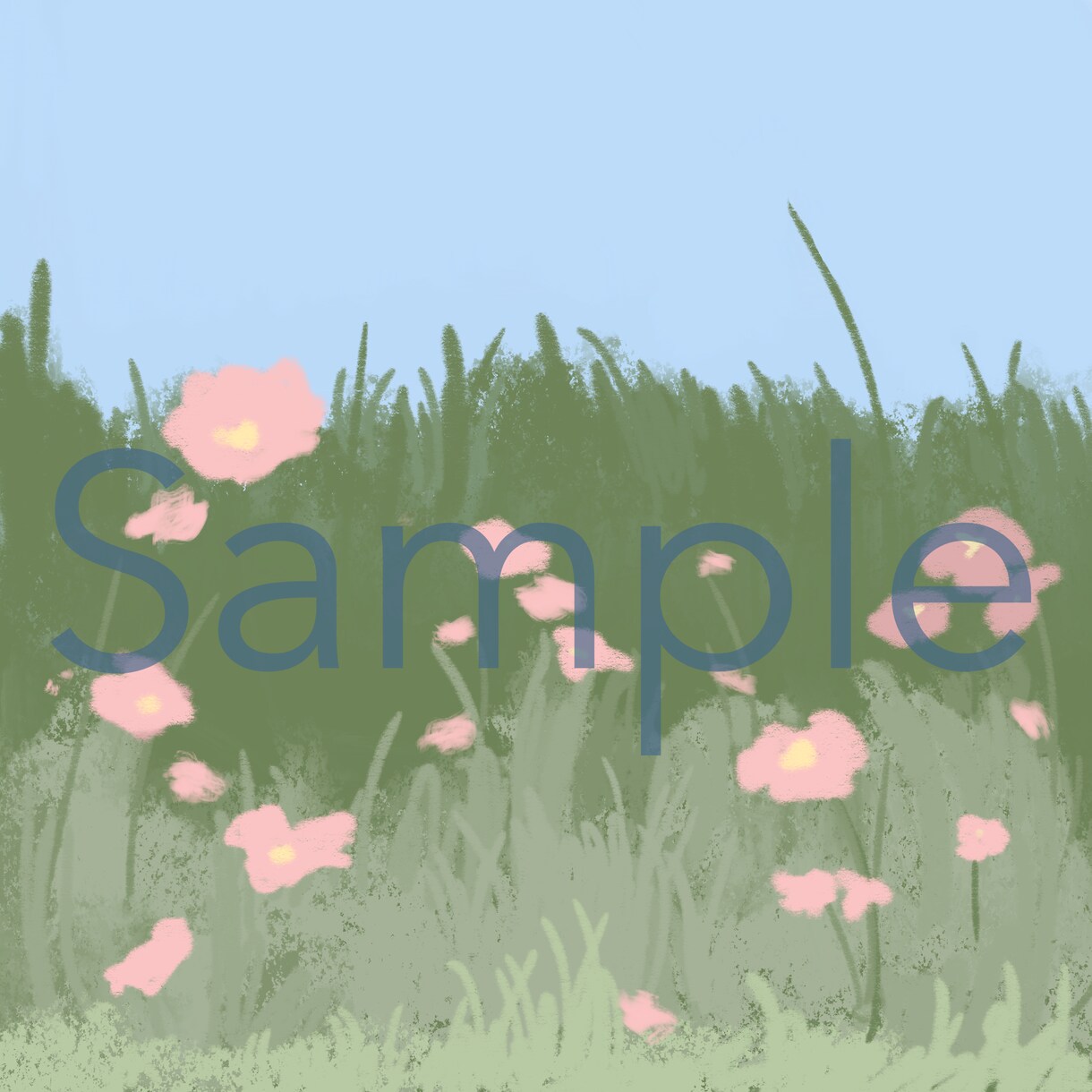 写真を参考に風景イラストを描きます デジタルで簡単な風景、背景を描きます。 イメージ3