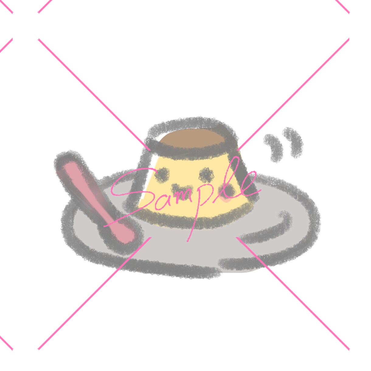 商用利用OK！ゆるっとかわいいイラスト描きます SNS、アイコン、グッズ、配信にも！ イメージ2