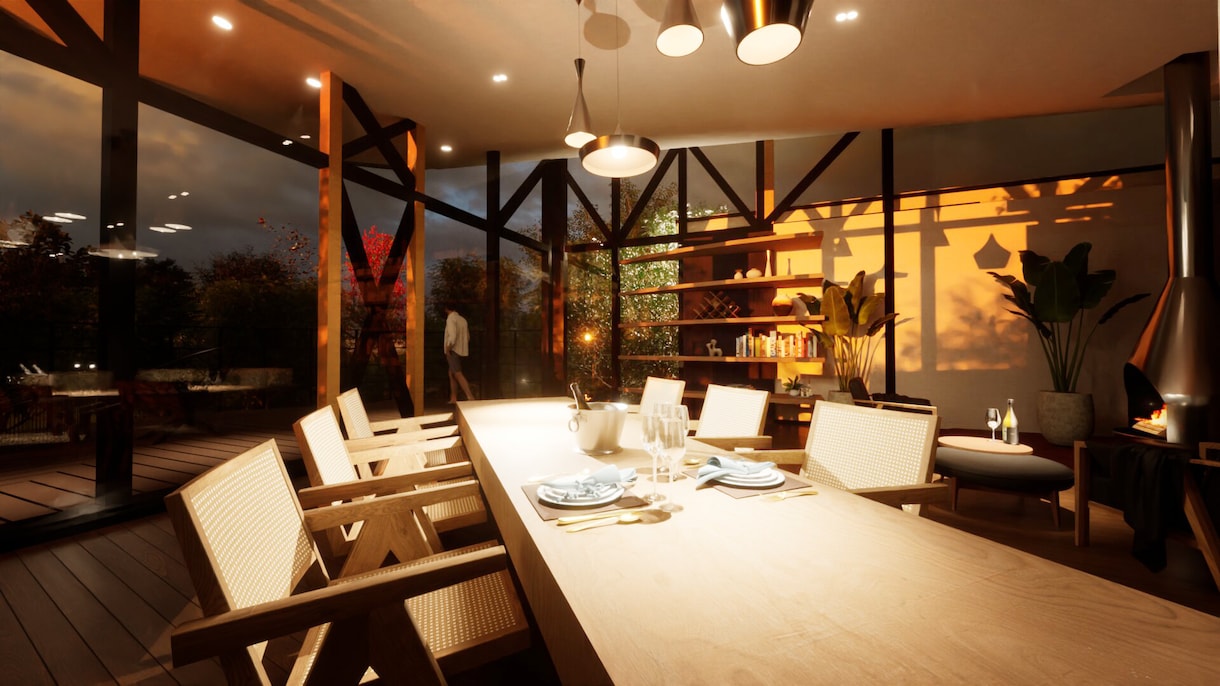売却予定の別荘CG作成します 素敵なCGでまるでそこに住んでいるような雰囲気に仕上げます。 イメージ4