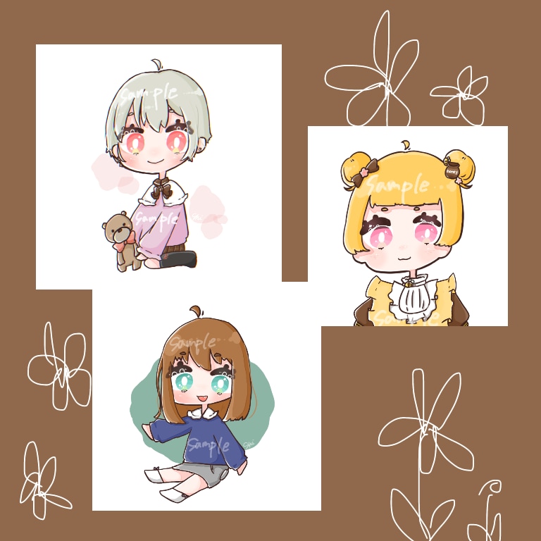 可愛いデフォルメイラストを描きます アイコンや挿絵などにご利用ください❁⃘ イメージ1