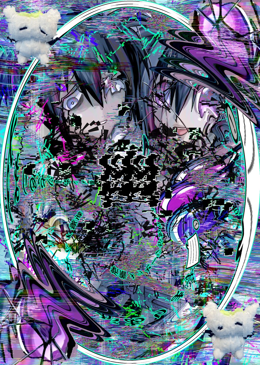 個性的で目を引くイラスト描きます アイコン/MV/歌ってみた/立ち絵/ジャケット など！ イメージ6