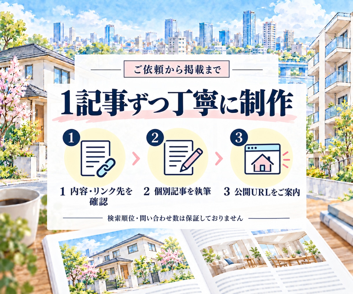 不動産関連｜良い記事作成＋自然な被リンク貼ります 3000字の紹介記事を制作・掲載！外部SEO対策にも！ イメージ5