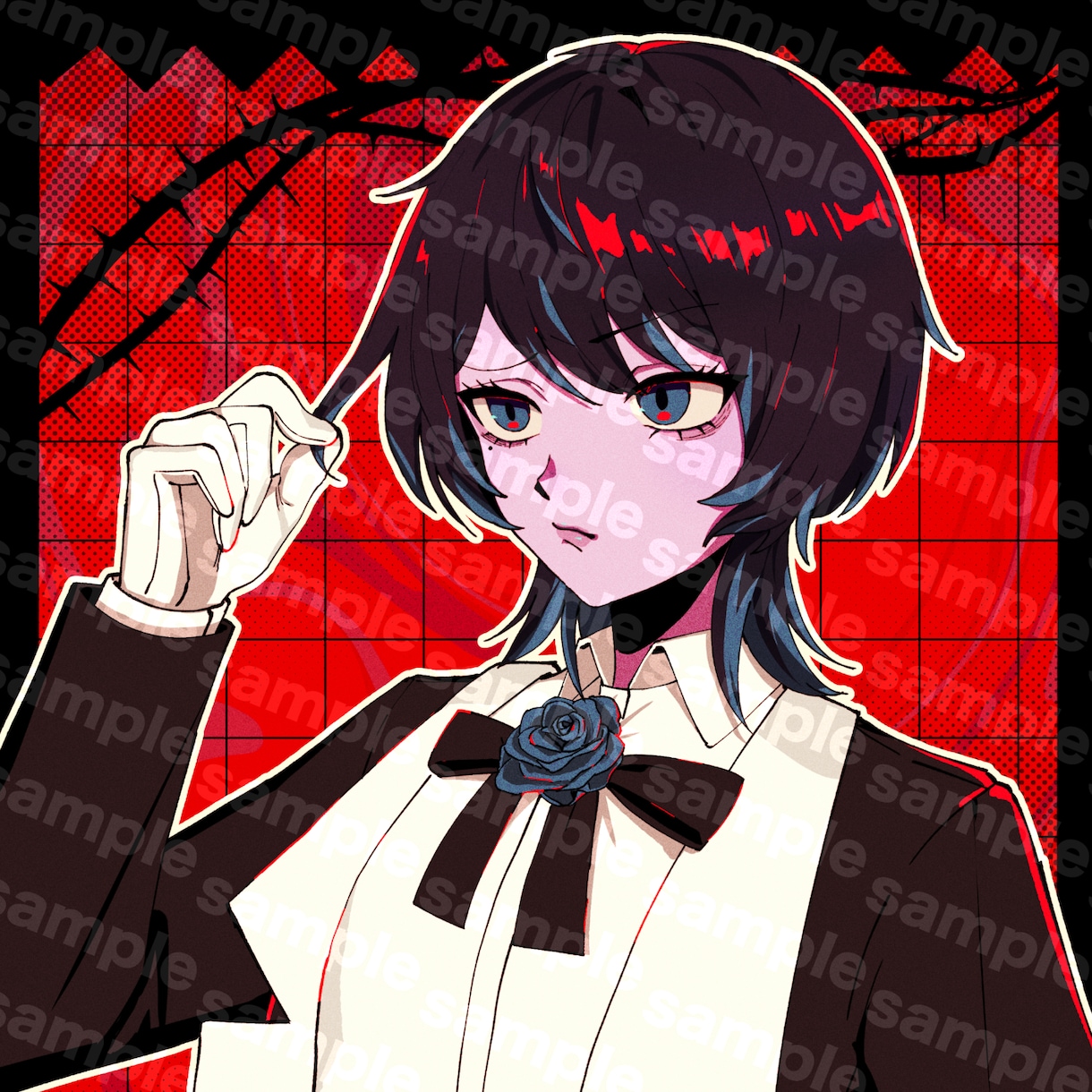 ポップで可愛いSNS用アイコンイラスト制作致します 丁寧に納品日厳守でイラストを提供致します！ イメージ3
