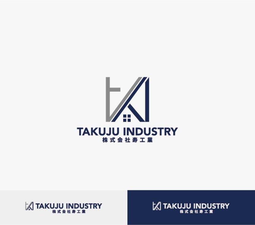 建設・建築・塗装会社向けに信頼感あるロゴ作成します 内装リフォーム・製造・軽貨物・警備の会社等にも幅広く対応! イメージ2