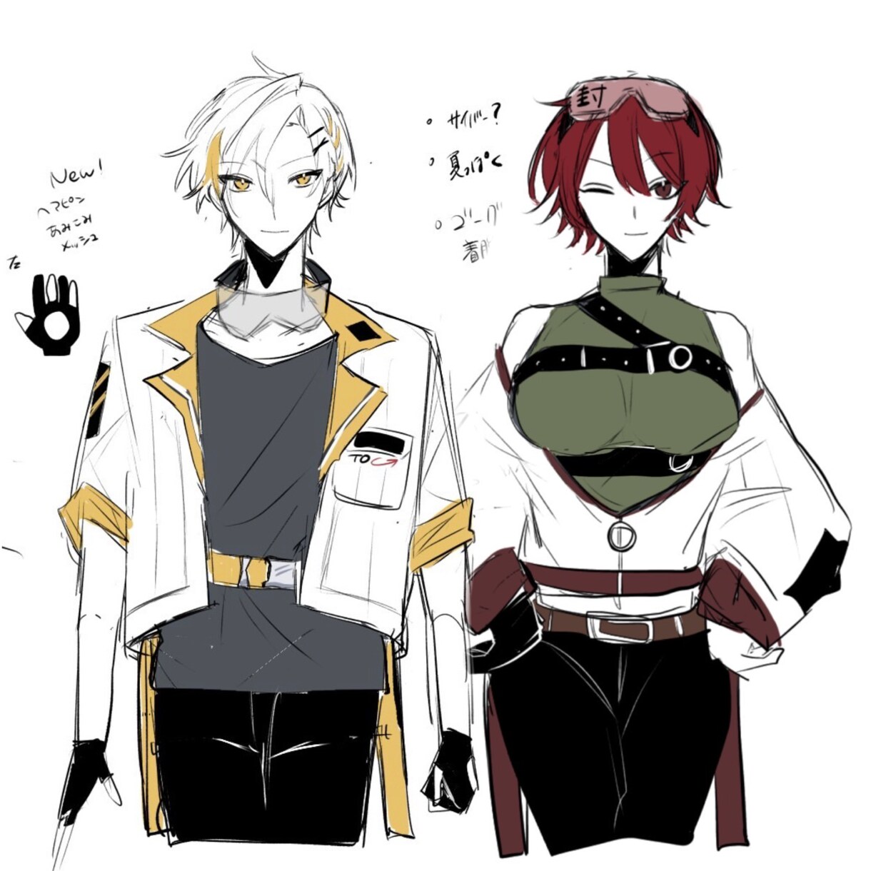 IRAM／TRPG／グッズ用イラスト描きます 男女問わず！あなたのイメージと擦り合わせたオリジナルキャラ！ イメージ4