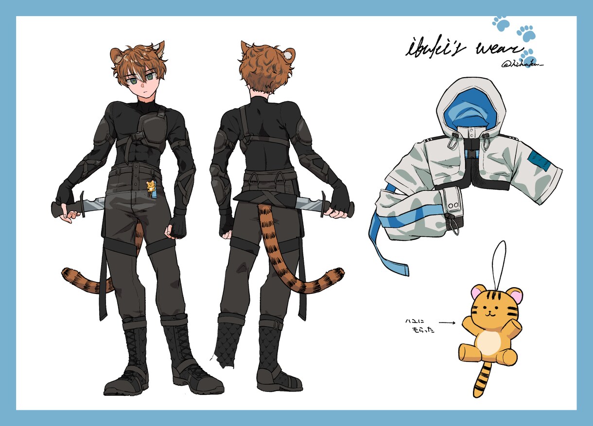 キャラ設定画作成　キャラデザ・コーディネートします 理想の「うちの子」設定画を一緒に作りませんか？ イメージ6