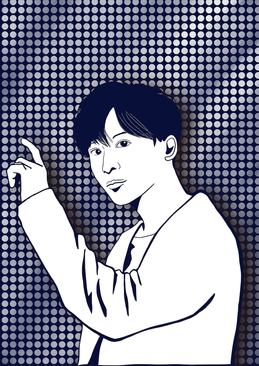 スタイリッシュでインパクトのあるイラストを描きます 線と色で魅せる、モダンでファッショナブルなトレースアート イメージ4