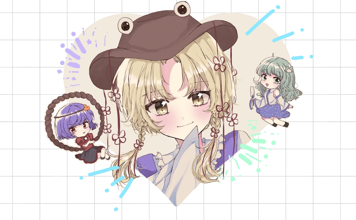 商用利用OK！目を惹く可愛いイラスト描きます サムネイル・立ち絵・アイコンなどにいかがでしょうか？ イメージ1
