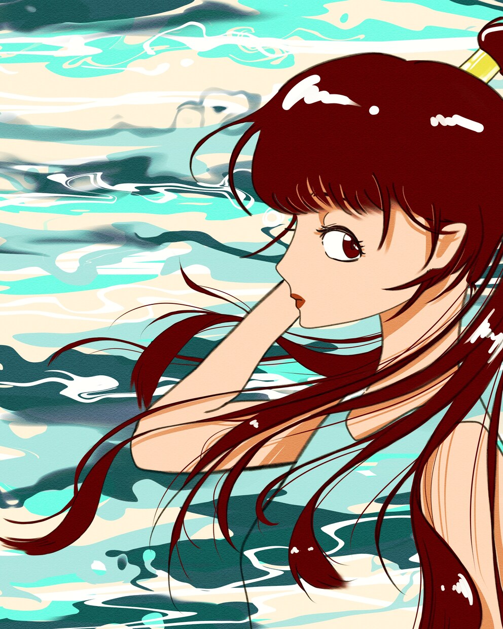 イラスト描きます シンプルな絵やデザイン的な絵の構成を得意としています。 イメージ9