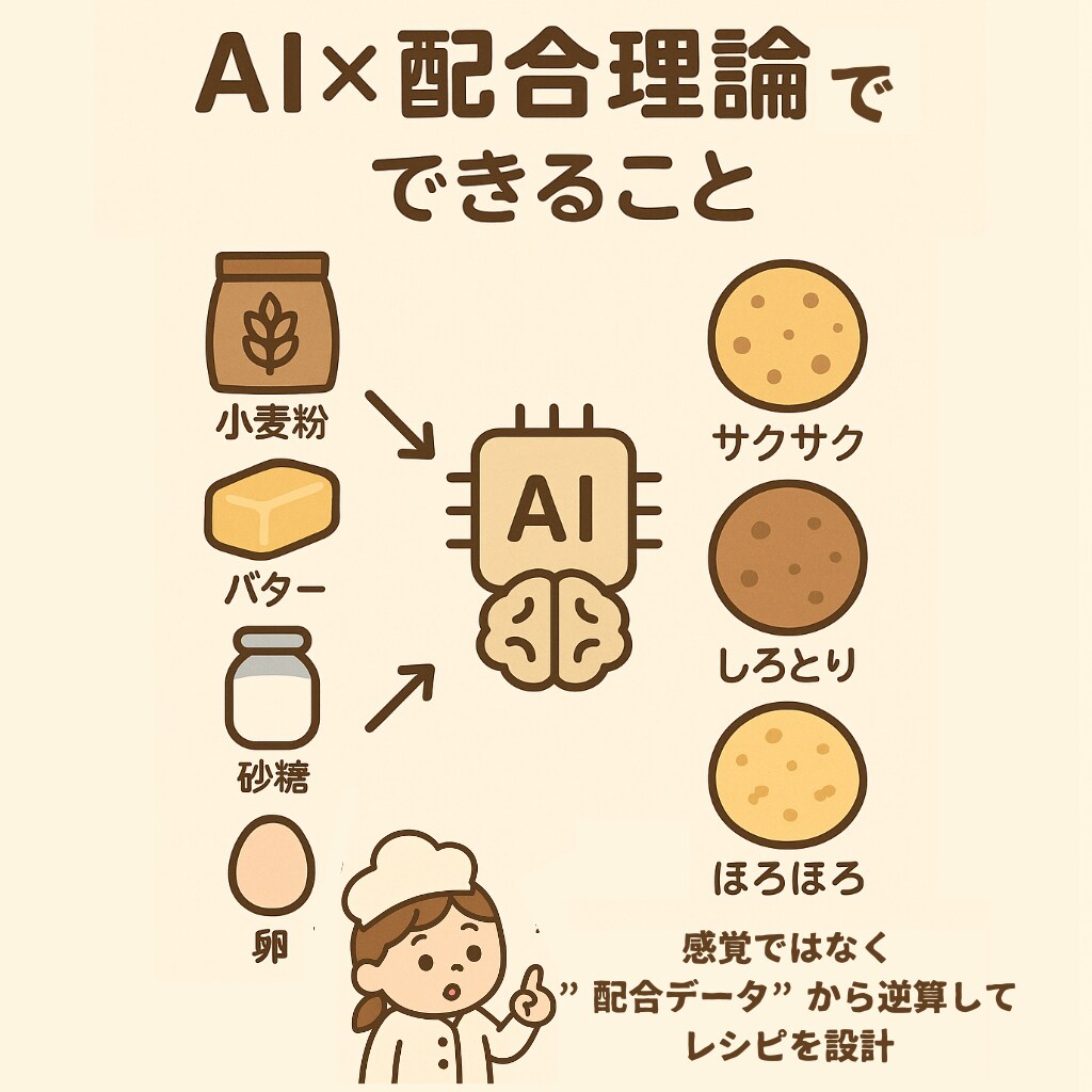 焼菓子で夫のボーナス追い越します AI×配合理論で理想食感を最短実現 イメージ5