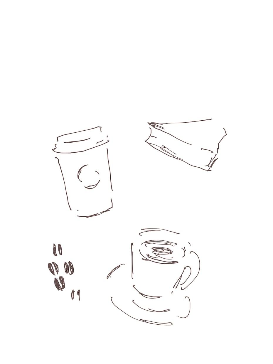 ゆるいお洒落なイラスト描きます ゆるくてお洒落なイラスト描きます。カフェなどにおすすめ！ イメージ1