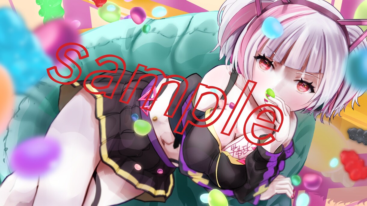 イラスト全般お描きします SNSやブログのヘッダー、動画用の1枚絵、立ち絵等に！ イメージ7