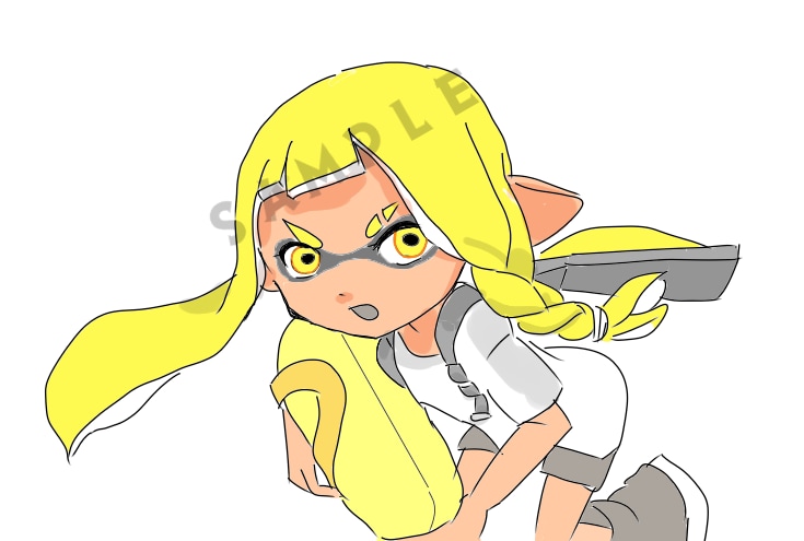 マイイカ（タコ）のツイッター用アイコンを描きます スプラトゥーン垢用のアイコン絵を描きます。 イメージ3