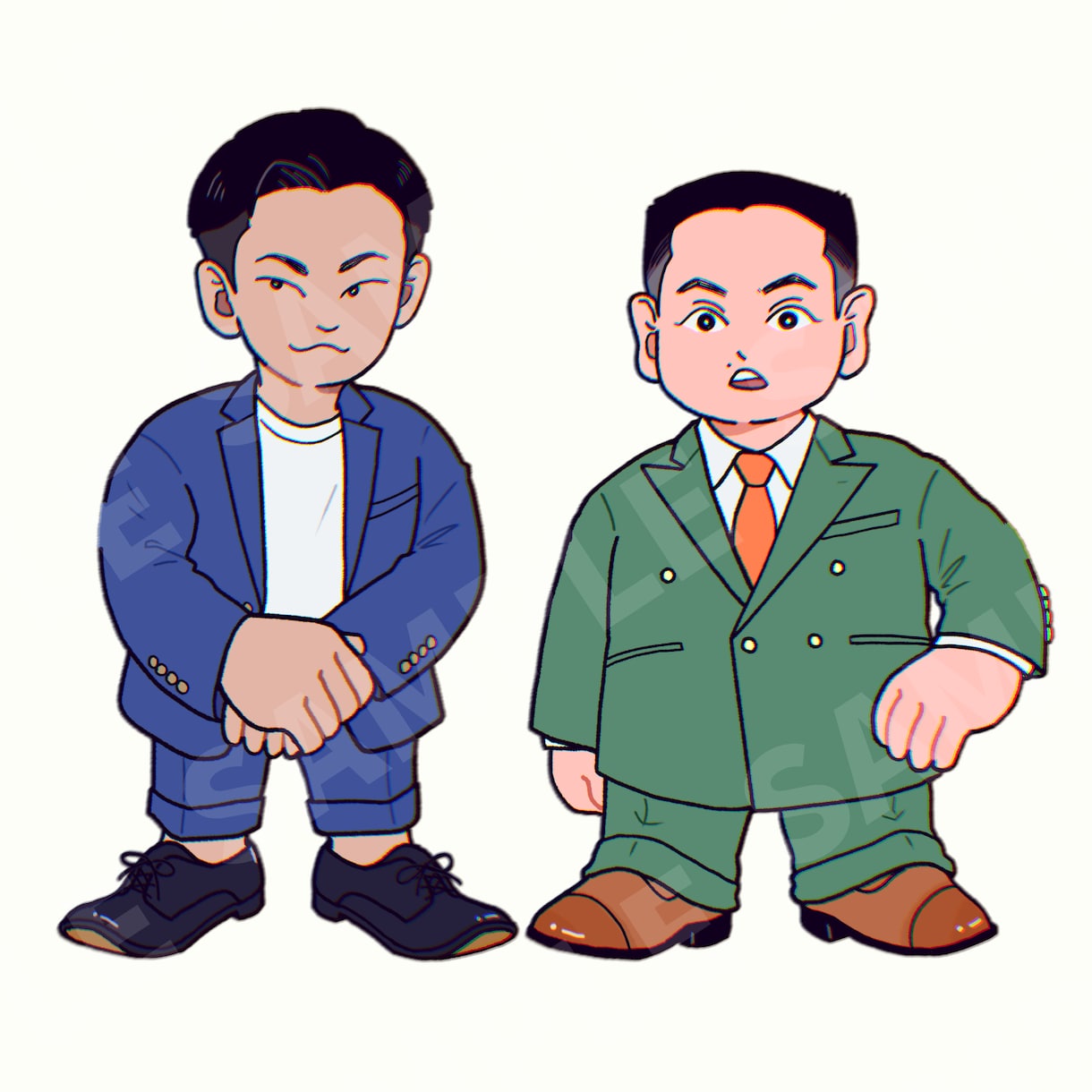 ポップな人物イラストをお描きします 個性的で目を惹く！法人様、個人事業主様へオススメ イメージ5