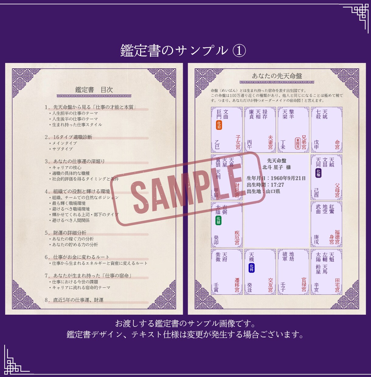 金運引き寄せ！生まれ持った【稼ぐ力】を占います 本当の才能を知り金運に繋がる仕事を占う！紫微斗数の運命鑑定 イメージ7