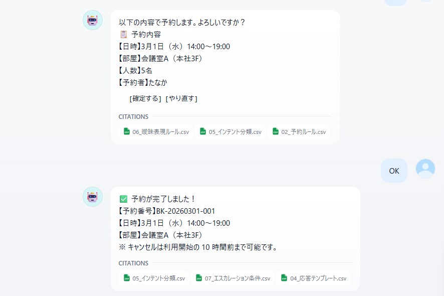 AIチャットボット｜予約・問い合わせ自動化できます 業務整理から構築まで丁寧に対応します イメージ10