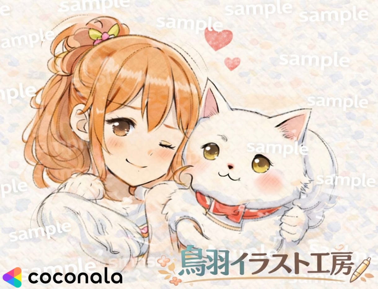 SNS向けアイコンお描きします やわらかいタッチで女の子＆男の子のイラストをお描きします イメージ4
