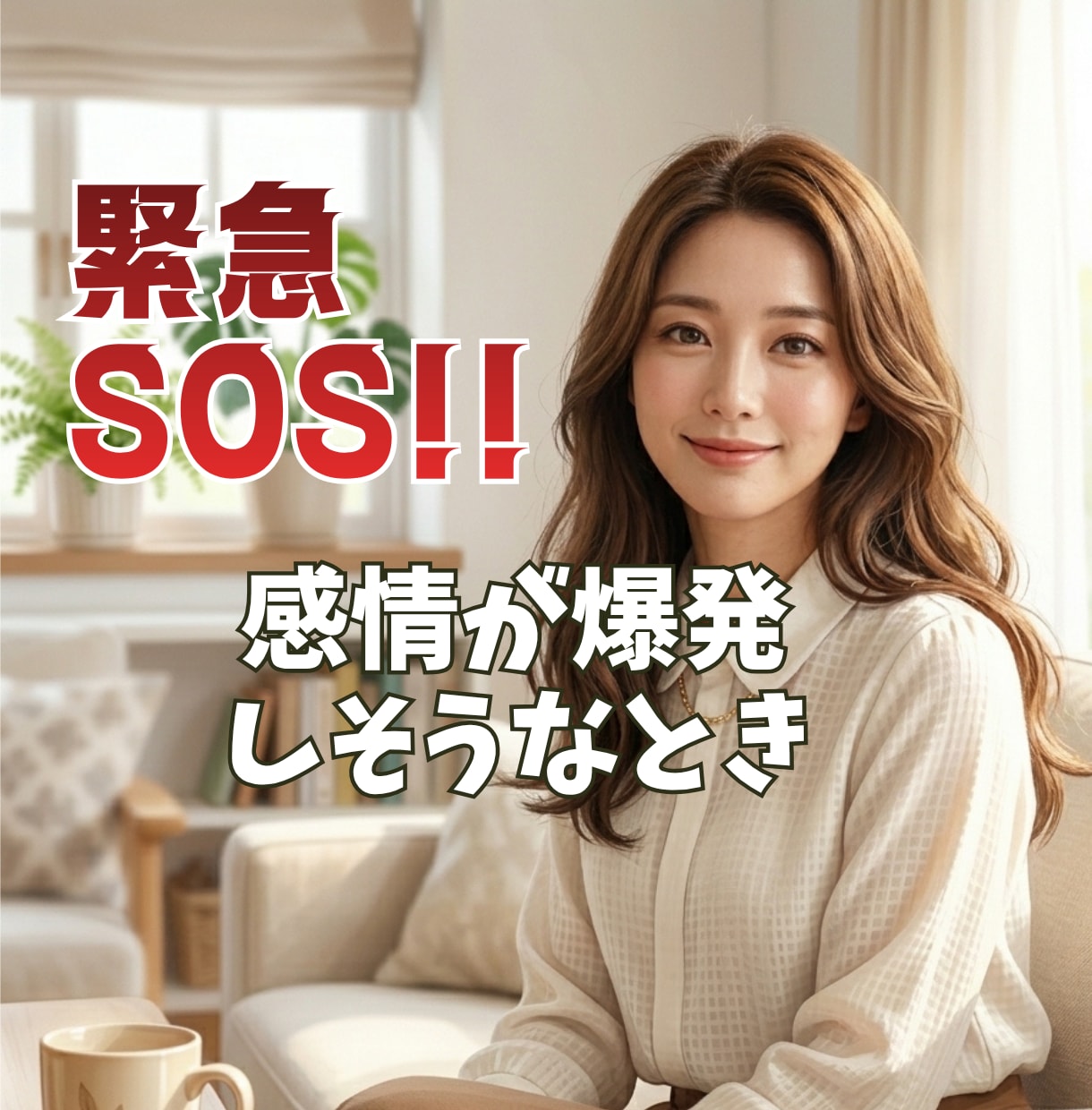 緊急SOS ！感情が爆発！今すぐ話したいを聴きます 限界が来る前に孤独な一人ぼっちのこころに全力で寄添います イメージ1