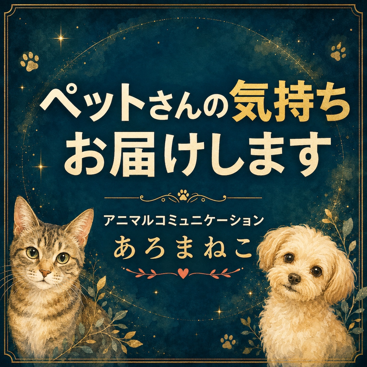 ペットさんとお話しします ペットさんからのメッセージをお届けします イメージ1